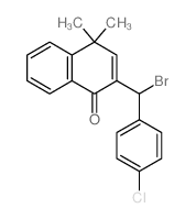 1(4H)-Naphthalenone,2-[bromo(4-chlorophenyl)methyl]-4,4-dimethyl- picture