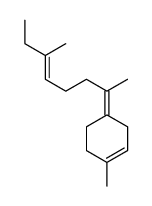 1-methyl-4-(6-methyloct-5-en-2-ylidene)cyclohexene Structure