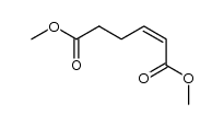 dimethyl (Z)-2-hexenedioate结构式