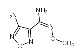1,2,5-Oxadiazole-3-carboximidamide,4-amino-N-methoxy-结构式