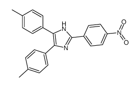 4,5-bis(4-methylphenyl)-2-(4-nitrophenyl)-1H-imidazole Structure