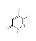 5,6-二氯哒嗪-3(2H)-酮结构式