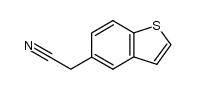 benzo[b]thiophen-5-yl-acetonitrile Structure