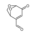 6,8-Dioxabicyclo[3.2.1]oct-2-ene-2-carboxaldehyde, 4-oxo-, (1S)- (9CI) Structure