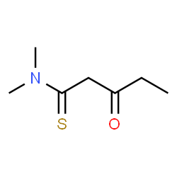 Pentanethioamide,N,N-dimethyl-3-oxo- Structure