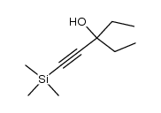 3-ethyl-1-trimethylsilanyl-pent-1-yn-3-ol Structure