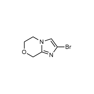 2-Bromo-5,6-dihydro-8H-imidazo[2,1-c][1,4]oxazine Structure