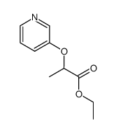 Propanoic acid, 2-(3-pyridinyloxy)-, ethyl ester (9CI)结构式
