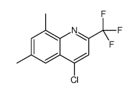 4-chloro-6,8-dimethyl-2-(trifluoromethyl)quinoline Structure