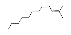 (Z)-2-methyl-2,4-dodecadiene Structure