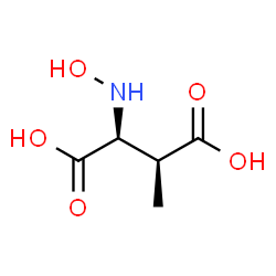 L-Aspartic acid, N-hydroxy-3-methyl-, (3S)- (9CI)结构式