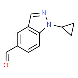 1-Cyclopropyl-1H-indazole-5-carbaldehyde structure