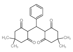 1,3-Cyclohexanedione,2,2'-(phenylmethylene)bis[5,5-dimethyl- Structure