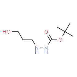 Hydrazinecarboxylic acid, 2-(3-hydroxypropyl)-, 1,1-dimethylethyl ester (9CI)结构式