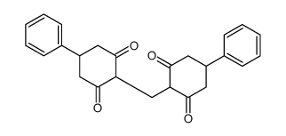 2-[(2,6-dioxo-4-phenylcyclohexyl)methyl]-5-phenylcyclohexane-1,3-dione结构式