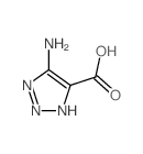 1H-1,2,3-Triazole-4-carboxylicacid, 5-amino-结构式