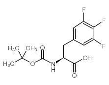 boc-l-3,4,5-trifluorophenylalanine Structure