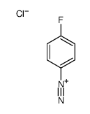 4-fluorobenzenediazonium,chloride Structure