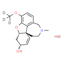 Galantamine-d3 (hydrobromide)结构式