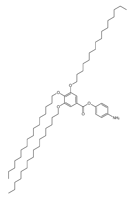 (4-aminophenyl) 3,4,5-trihexadecoxybenzoate Structure