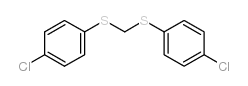 1-chloro-4-[(4-chlorophenyl)sulfanylmethylsulfanyl]benzene structure