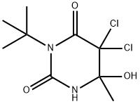 3-tert-Butyl-5,5-dichloro-6-hydroxy-6-methyl-5,6-dihydrouracil picture