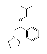 1-[2-(2-methylpropoxy)-2-phenylethyl]pyrrolidine结构式