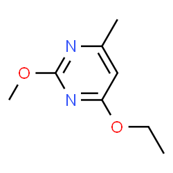 Pyrimidine, 4-ethoxy-2-methoxy-6-methyl- (9CI) structure