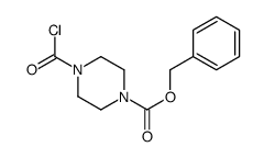 4-CHLOROCARBONYL-PIPERAZINE-1-CARBOXYLIC ACID BENZYL ESTER Structure