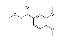 N-Methoxy 3,4-dimethoxybenzamide结构式