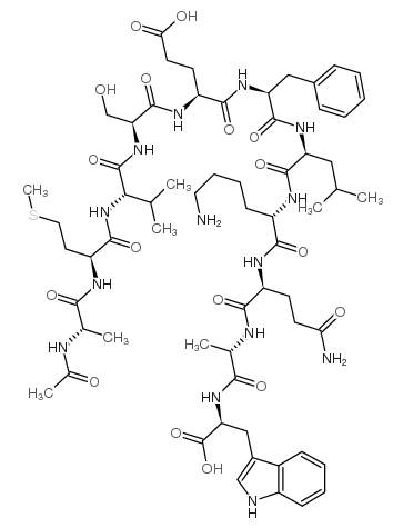 Annexin A1 (1-11) (dephosphorylated) (human, bovine, chicken, porcine) trifluoroacetate salt structure