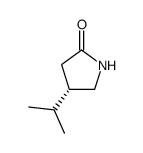 (S)-4-isopropylpyrrolidin-2-one Structure