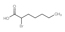 2-bromoheptanoic acid Structure