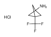 3-(trifluoromethyl)bicyclo[1.1.1]pentan-1-amine hydrochloride Structure