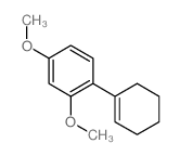 Benzene,1-(1-cyclohexen-1-yl)-2,4-dimethoxy- structure