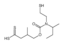 N-[2-[[(Butylthio)carbonyl]thio]ethyl]carbamothioic acid S-butyl ester Structure