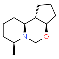 5H-Cyclopenta[e]pyrido[1,2-c][1,3]oxazine,decahydro-7-methyl-,(3a-alpha-,7-bta-,10a-alpha-,10b-bta-)-(9CI) Structure