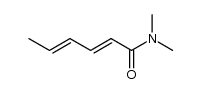 N,N-Dimethyl-sorbamid Structure