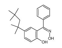 2-hydroxy-5-(1,1,3,3-tetramethylbutyl)-benzophenone Z-oxime Structure