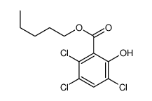 pentyl 3,5,6-trichlorosalicylate结构式