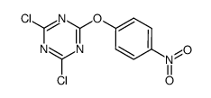 2,4-dichloro-6-(4-nitro-phenoxy)-[1,3,5]triazine Structure