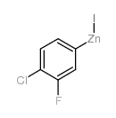 4-CHLORO-3-FLUOROPHENYLZINC IODIDE structure