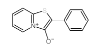 Thiazolo[3,2-a]pyridin-4-ium,3-hydroxy-2-phenyl-, inner salt结构式