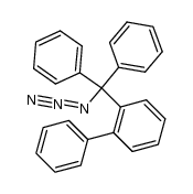 2-(Azidodiphenylmethyl)-1,1'-biphenyl structure