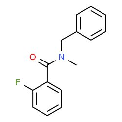 N-Benzyl-2-fluoro-N-methylbenzamide结构式