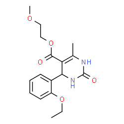 2-Methoxyethyl 4-(2-ethoxyphenyl)-6-methyl-2-oxo-1,2,3,4-tetrahydro-5-pyrimidinecarboxylate picture