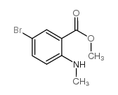 methyl 5-bromo-2-(methylamino)benzoate structure