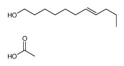 acetic acid,undec-7-en-1-ol Structure