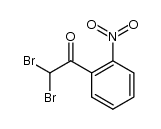 2,2-dibromo-1-(2-nitro-phenyl)-ethanone Structure