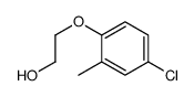 2-(4-chloro-2-methyl-phenoxy)ethanol structure